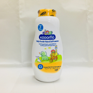 Phấn rôm Kodomo Natural Soft Protection 200g (dưỡng ẩm và ngăn côn trùng)