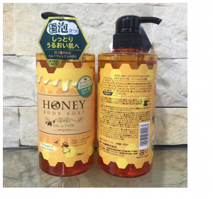 Sữa tắm trắng da chiết xuất mật ong thảo dược HONEY BODY SOAP OIL IN TYPE ( 500ML)