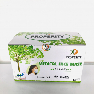 Khẩu trang y tế kháng khuẩn 4 lớp Properity 50 cái/ hộp
